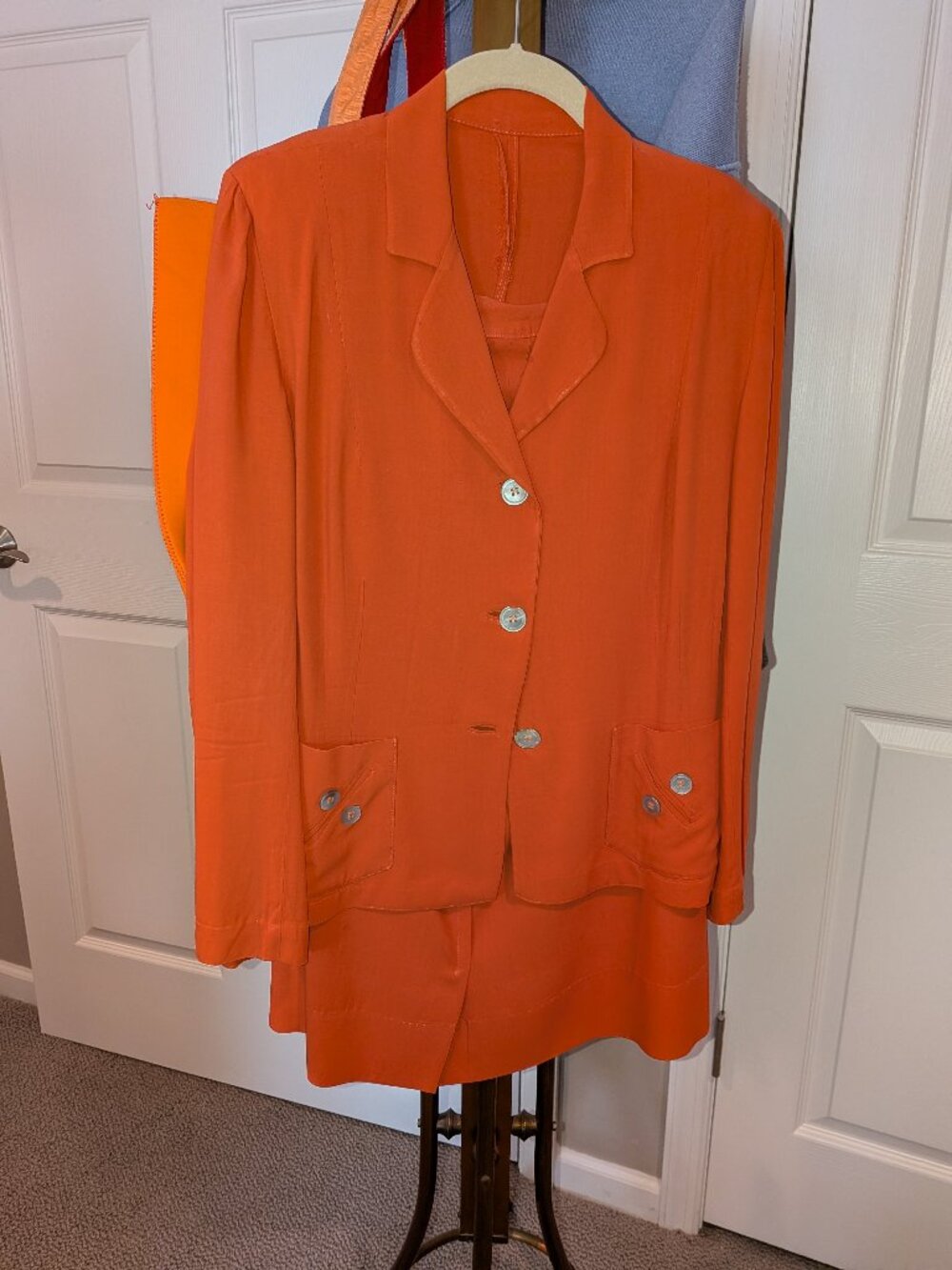 Custom Vintage 1940's Women's Skirt & Jacket Suit